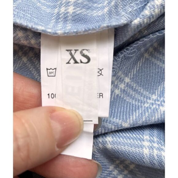 Plaid Print Slit Hem High Waist Mini Skirt, Size XS - Picture 11 of 16